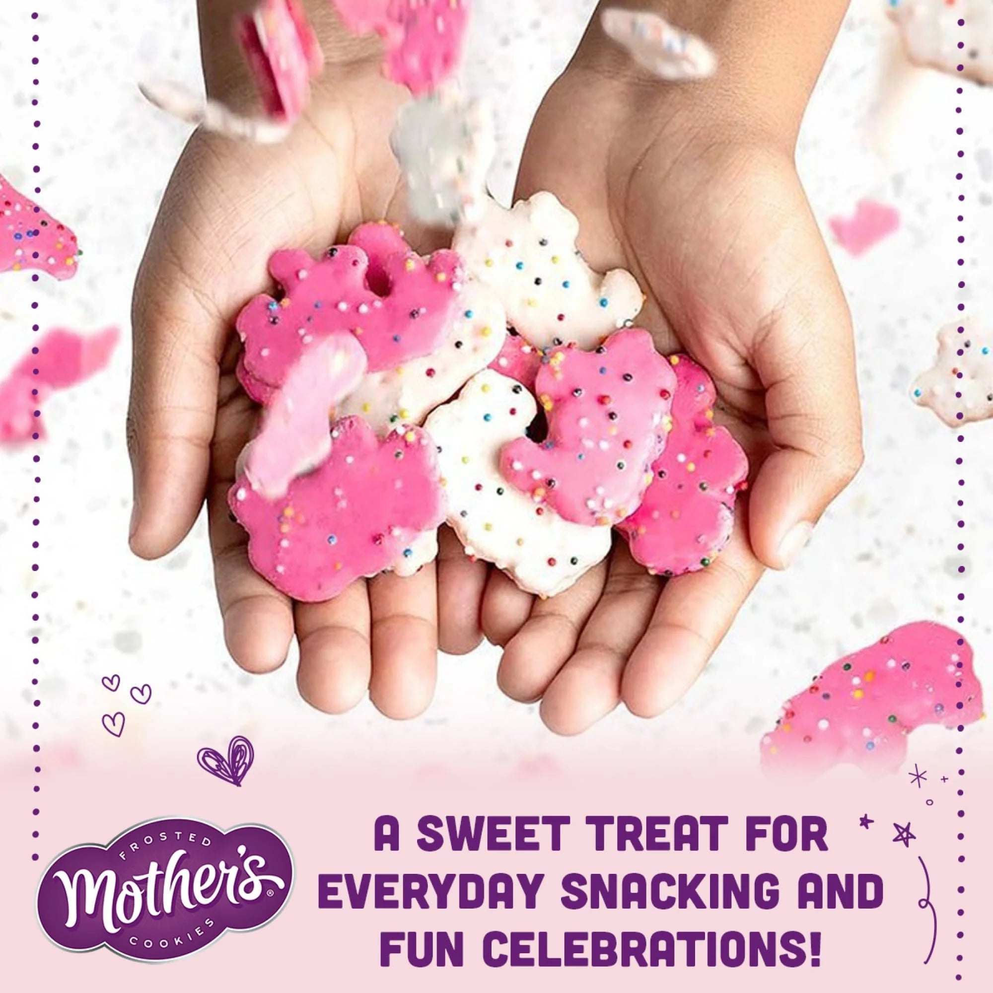 MOTHER'S Original Circus Frosted Animal Cookies, 12oz Box, Nostalgic Sweet Treats for Kids and Adults, Shareable Treats